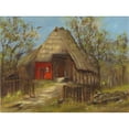thumbnail image 3 of Schottler, Katharina 14x11 Black Modern Framed Museum Art Print Titled - Old farmershouse II, 3 of 5