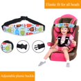 thumbnail image 2 of Accesorio para asiento infantil Diadema, Cinturón de seguridad para asiento de automóvil, Diadema ajustable para asiento de automóvil para niños, Protege el cuello / hombro y proporciona un buen sopor JFHHH pequeña, 2 of 4