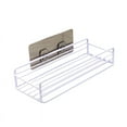 thumbnail image 1 of Lepai Wrought Iron Kitchen Storage Rack Storage Rack Bathroom Storage Rack Powerful Seamless Square Storage Rack (White, 1 of 5