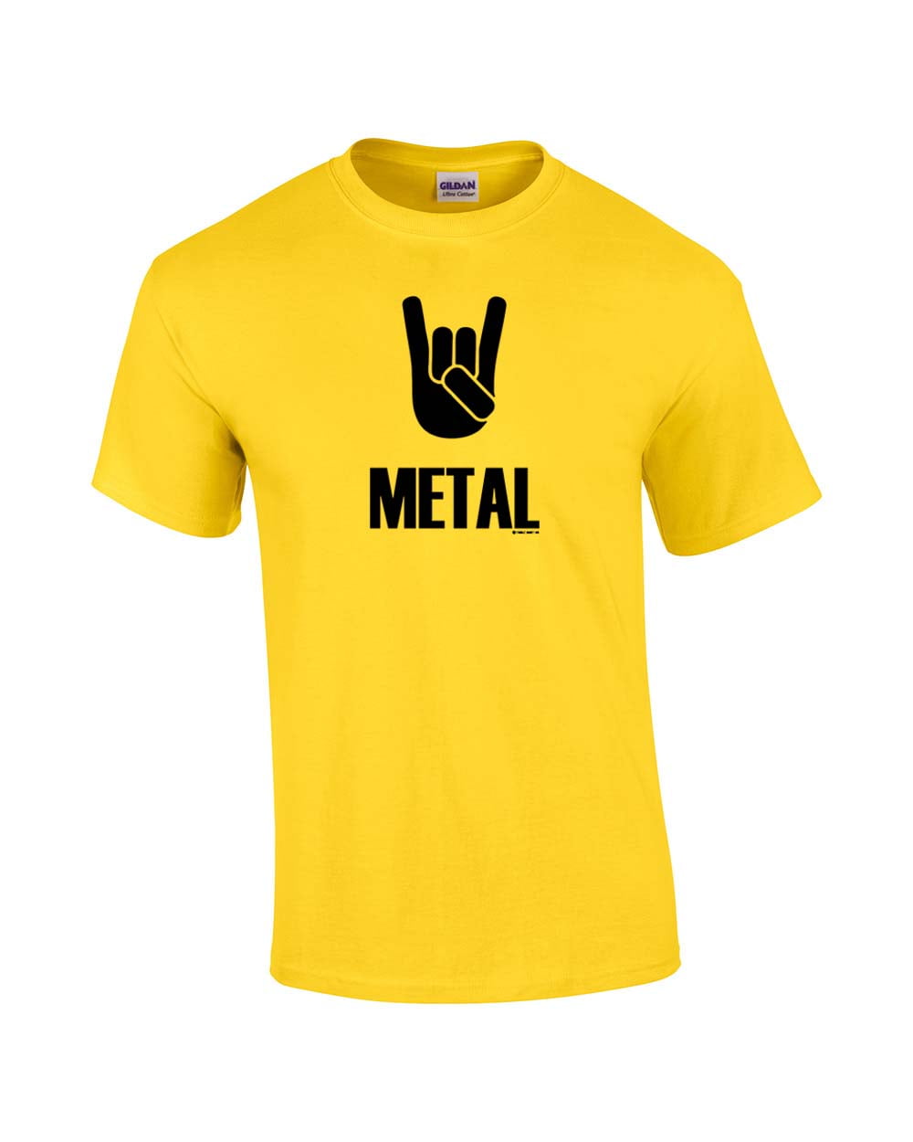Heavy Metal Short Sleeve T-shirt Rock On Metal Music Alternative Bullhorn Horns - Picture 86 of 89
