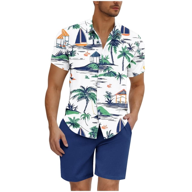 Mens Camisas de Manga Larga Casual Elegante Cuadrado Girar Hacia Abajo Cuello Botón Blusa, Verano de Spandex