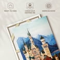 thumbnail image 6 of Elephant Stock Neuschwanstein Castle Grounds Wall Art - Vertical Canvas Wall Art - Living Room Wall Decor - Architecture Canvas - Beige And Brown Decor - 8" x 12", 6 of 8