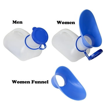 JeashCHAT Unisex Plastic Urinals Incontinence Bottles Suitable For Elderly And Children Clearance