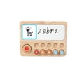thumbnail image 2 of Educational Alphabet and Math Learning Board for s with Wooden Blocks and Cards for Classroom and Home, 2 of 8