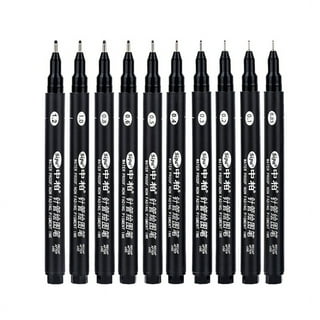Precision Micro-Line Pens,Black Micro-Pen Fineliner Ink Pens,Waterproof,0.05-3mm