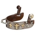 thumbnail image 2 of Kelly Silver Star 3 Cross w/Silver Bumper Spur - Antique Brown, 2 of 2