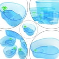 thumbnail image 5 of BESTYASH 1Pack Multi-Function Household Reptile Tank -Blue Plastic for Small Pets Including Turtles Geckos Fish 10.4X8.1X5.1in, 5 of 5