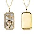 thumbnail image 2 of Birdeem Collier 12 Constellations avec Diamants et Pierres Colorées Collier Zircon 12 Constellations, 2 of 5