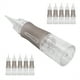 thumbnail image 3 of 10 agujas desechables para tatuajes de cejas, agujas para maquillaje semipermanente y microblading (1R0.3), 3 of 10