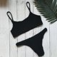 thumbnail image 1 of Conjunto de Bikini Sexy de ganchillo con volantes amarillos, sujetador acolchado de realce para Mujer, traje de baño triangular, traje de baño para Mujer Tan Jianjun  unisex, 1 of 2