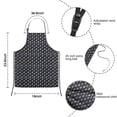 thumbnail image 3 of Dark Cartoon Unicorn Pattern Kids Aprons for Girls and Boys,Adjustable Neck Strap Toddler Aprons for Kids Cooking Baking, 3 of 6
