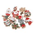 thumbnail image 1 of 20 piezas de dijes navideños surtidos, colgantes navideños, accesorios de joyería para fiestas de Navidad, collares, pulseras, pendientes, suministros de bricolaje, 1 of 3