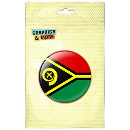 

Vanuatu National Country Flag Refrigerator Button Magnet