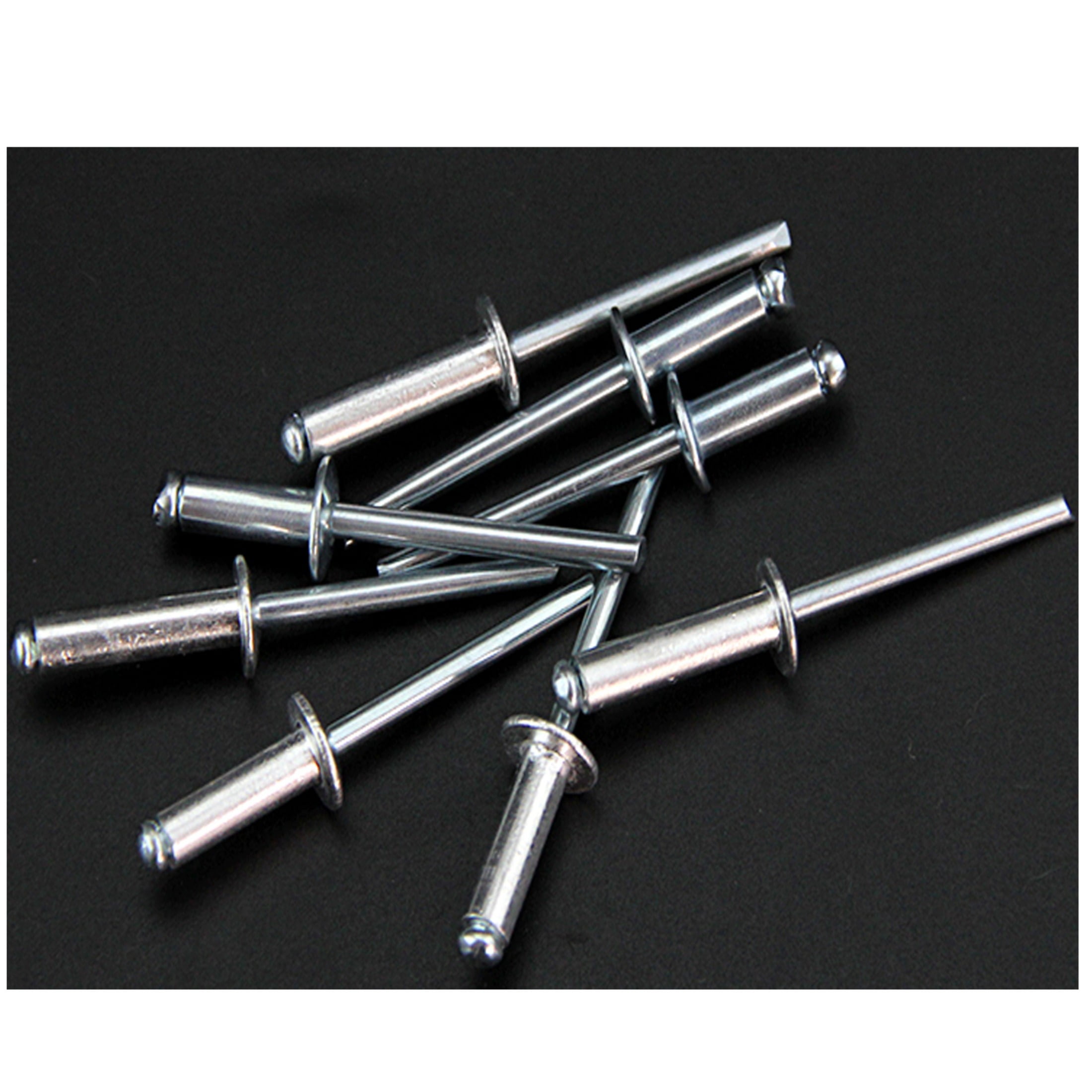 200 Pcs Aluminum Core Blind Rivet Semi-Round Head Screw Kit M3.2X11mm.