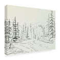 thumbnail image 3 of Canvas Wall Art - Emma Caroline 'Piney Forest I' Wall Art for Living Room, Bedroom, or Office Décor by Trademark Fine Art - 32 x 24 Inches, 3 of 4