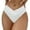 White, variant on Women's V Cut High Waisted Swim Bottom Hipster High Cut Bikini Swimsuit Bottom,XL