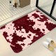 thumbnail image 1 of Alfombra de Baño con Estampado de Vaca – Alfombra Suave, Absorbente, Antideslizante y Peluda, Lavable a Máquina, Ideal para La Entrada Del Cuarto de Lavado y La Decoración Del Piso Interior., 1 of 7