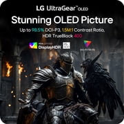 LG 32 Inch UltraGear OLED Dual Mode 4K UHD G-Sync Compatible Gaming Monitor