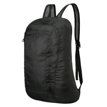 U-199 Black Compact Foldable Backpack For Outdoor Sports Portable Daypack Large Capacity Travel Lightweight Water Resistant Design #zjoL4