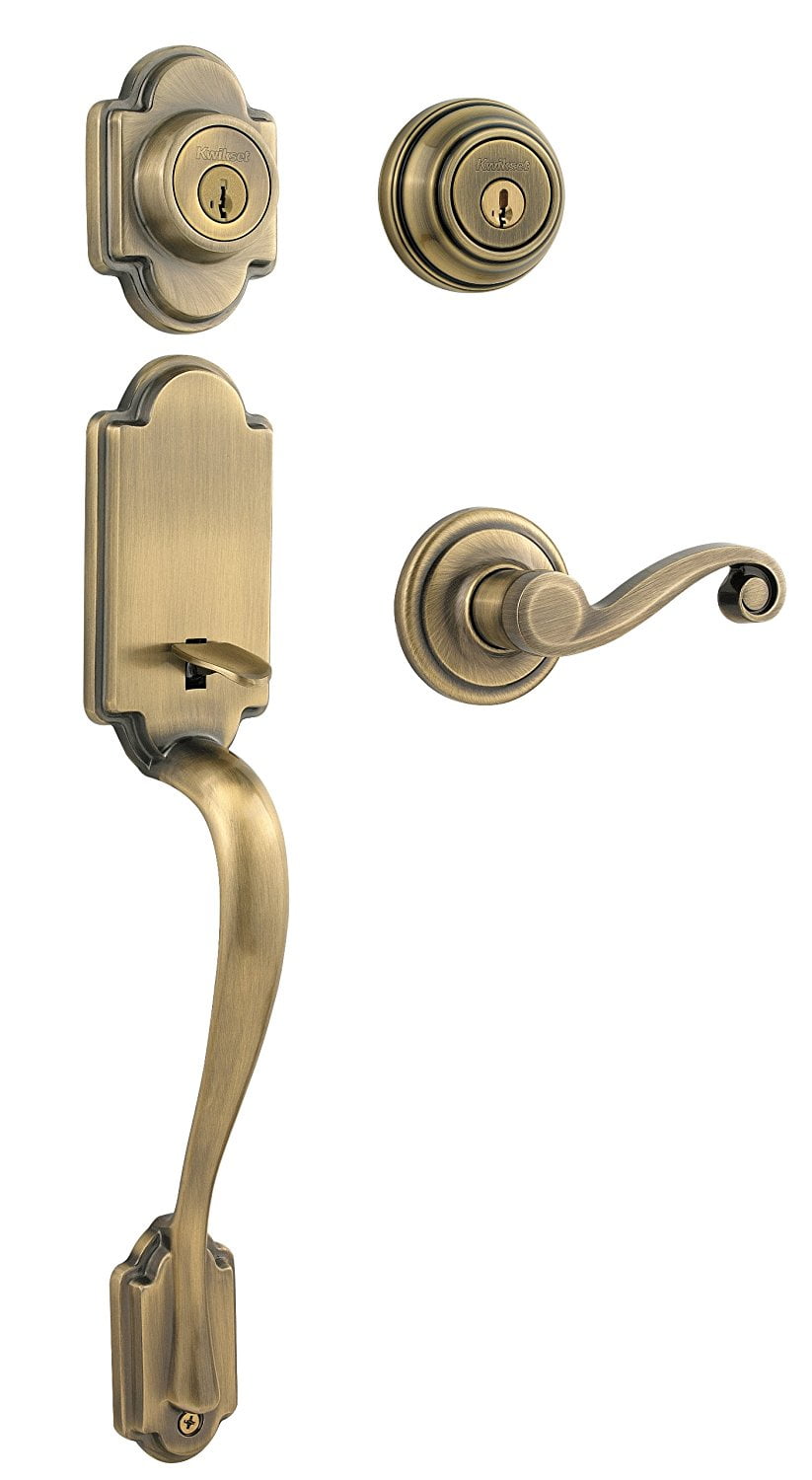 Kwikset Arlington Dbl Cylinder Handleset W Lido Lever Smartkey