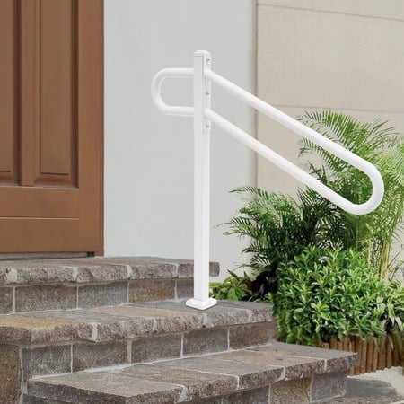 Modern Floor-Mounted Safety Handrials Metal Outdoor Stair Railing Railings for Steps Fits Porch