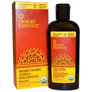 Angle View: Desert Essence Organic Coconut, Jojoba & Pure Coffee Oil (1x4 OZ)