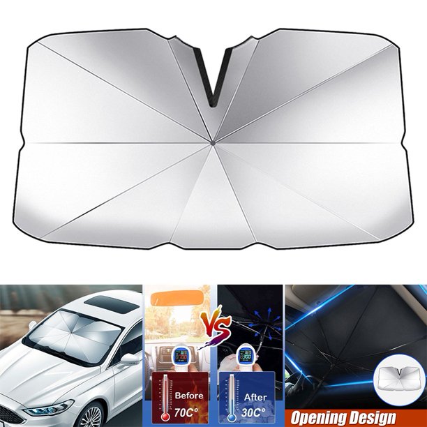 Car Windshield Sun Shade Umbrella Front Visor Cover UV Protection