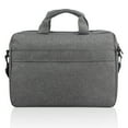 thumbnail image 3 of Lenovo Casual Toploader Water Resistant 15.6 Laptop Bag, Grey, 3 of 6
