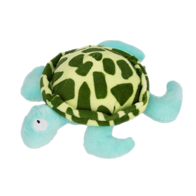 Peluche de tortuga mordedora con sonido BB, divertido juguete para jugar, juguete creativo para mascotas, juguete para rechinar los dientes (verde)
