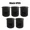Black-5PCS, variant on 5/10Gallon Felt Potato Planting Bag Large Diameter Vegetable Plant Seedling Bag Non-Woven Garden Potato Growing Bucket