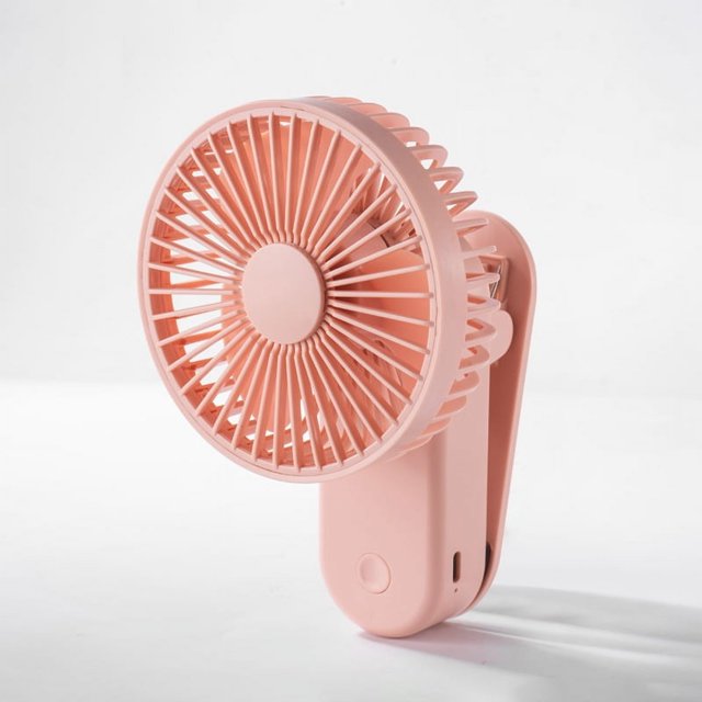Mini ventilador de pinza Rose de 4000 mAh, ventilador con clip con soporte magnético, ventilador portátil USB de 3 velocidades, potente y silencioso para el hogar, la oficina, la mesa, el camping, et
