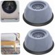 thumbnail image 3 of Washer Dryer Pad Shockproof Anti Vibration Washing Machine Pad with Suction Cup Feet 4pcs Washing Machines Accessories, 3 of 4