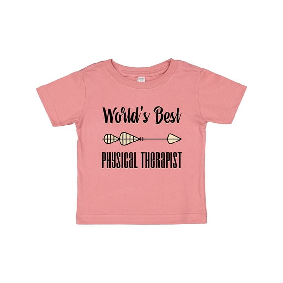 Inktastic Gift for Physical Therapist Arrow World's Best Boys or Girls Baby T-Shirt
