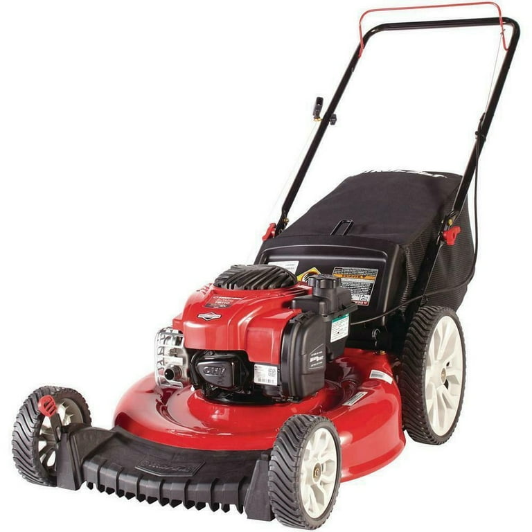 TroyBilt TB110 21Inch Push Mower With 2in1 Triaction Cutting System