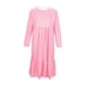 thumbnail image 5 of Vestido infantil de poliéster de manga larga, cuello redondo, bolsillos laterales y falda larga., 5 of 6