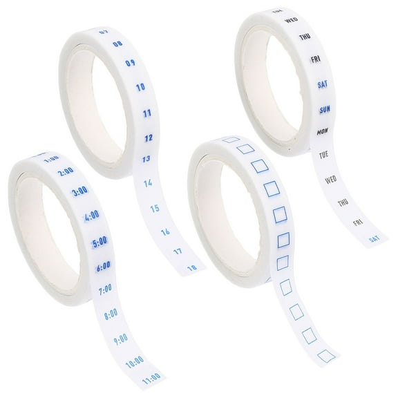 PBPBOX Japanese Style White Washi Tape for Planner and Scrapbook Crafting