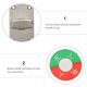 thumbnail image 3 of Toilet Door Lock Indicator Lock Buckle Door Latch Stainless Steel Safety Door Bolts Door Bolts Latches, 3 of 3