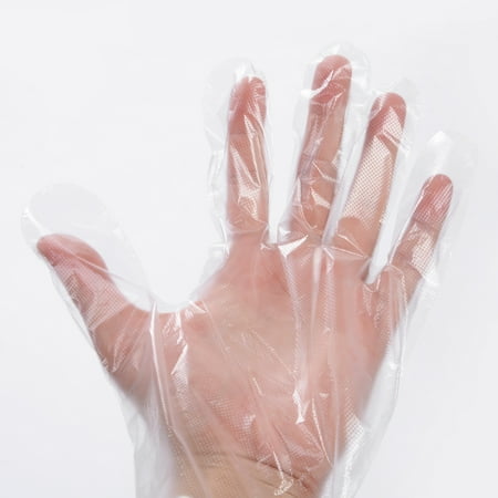 

100/500 PCS Adult Children Disposable Gloves Food Cleaning Catering Hand Free Transparent Glove
