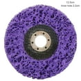 thumbnail image 1 of Meule de Ponçage Peinture Élimination de Rouille Meule; Disque de Retrait de Rouille; Disque Acier Inoxydable Meule de Polissage, Violet, 125 mm, Trou Intérieur 22 mm, 1 of 6