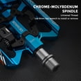 thumbnail image 4 of Mountain Bike Pedals with Reflector Lightweight Aluminum Bicycle Pedals for SPD, 4 of 8