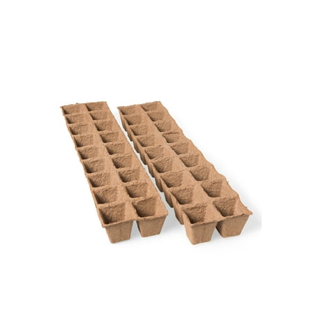 Square Outdoor Pot - 2” Square Biodegradable Pots, 36 Cells