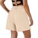 thumbnail image 2 of Shorts PRETTYGARDEN Verano 2025 Cintura Alta Pierna Ancha Albaricoque Talla L, 2 of 6