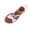 White, variant on Yyuenw Women Flock Flat Sandals Crisscross Straps Open Toe Ankle Strap Summer Casual Walking Shoes