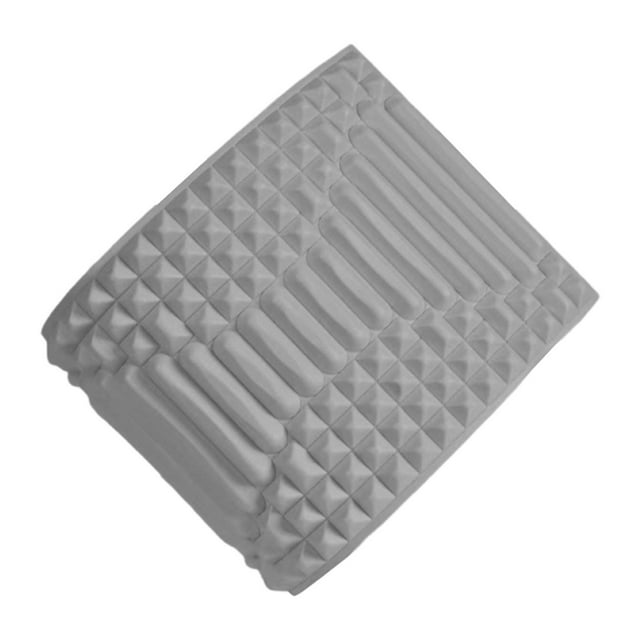 Estiramiento espalda, estiramiento cuello, dispositivo para crujidos, para mujeres y hombres, ejercicio en casa, entrenamiento muscular, Gris