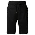 thumbnail image 3 of adviicd Denim Shorts Mens Sweat Shorts 7" Above Knee Workout Gym Shorts Shorts with Pockets Cotton Shorts Men, 3 of 5