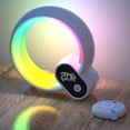 thumbnail image 1 of Luz de despertador inteligente LED, luz de noche RGB, luz de lectura de decoración, lámpara de mesa, luz de noche para dormitorio de hotel, dormitorio ,, 1 of 10
