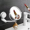 thumbnail image 3 of RXMEKW Mirrors for Wall Bathroom Suction Cup Makeup Mirror Bathroom Household Multifunctional Foldable No Drilling Required Wall-Mounted Dressing Table Mirror, 3 of 6