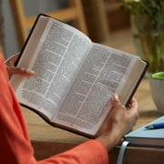 KJV, Reference Bible, Personal Size Giant Print, Bonded Leather, Burgundy, Red Letter Edition (Large Print) (Hardcover)