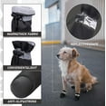 thumbnail image 5 of Waterproof Dog Shoes for Small Dogs, Puppy Booties with Reflective Straps, Anti-Slip Dogs Boots for Hot Pavement Boots, Dog Paw Protector Shoes for Indoor Hardfloors and Snowy Day (Black, 2), 5 of 7