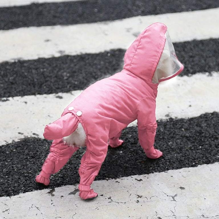LoyGkgas New Full Coverage Dog Clothes One Piece Dog Raincoat